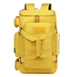 Sac à Dos de Voyage de Grande Capacité Fourre tout de carabine pour Sport et Voyage Jaune