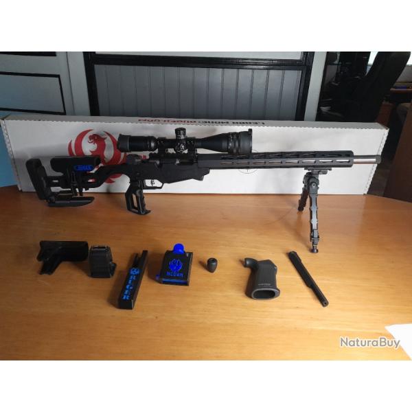 Ruger Precision Rimfire UNIQUE canon poli - 1 SANS PRIX DE RESERVE