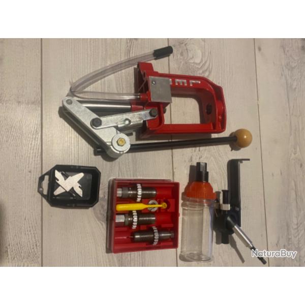 Ensemble rechargement lee 9mm presse et outils doseuse Lee