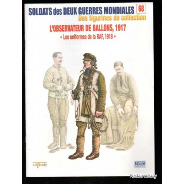 l'observateur de ballons 1917 del prado-osprey fascicule soldats des deux guerres mondiales 68