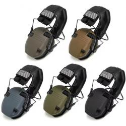 Casque chasse & tir Casque anti-bruit électronique ball-trap 23 db. Couleurs au choix a