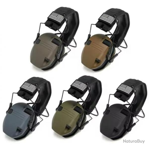 Casque chasse & tir Casque anti-bruit lectronique ball-trap 23 db. Couleurs au choix a