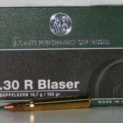 MUNITIONS RWS DOPPELKERN 165GR CAL. 30 R BLASER X20