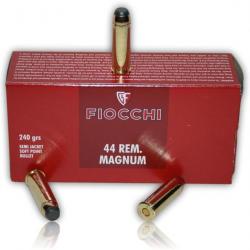 CARTOUCHE FIOCCHI SJSP 240GR CAL. 44 MAG X50