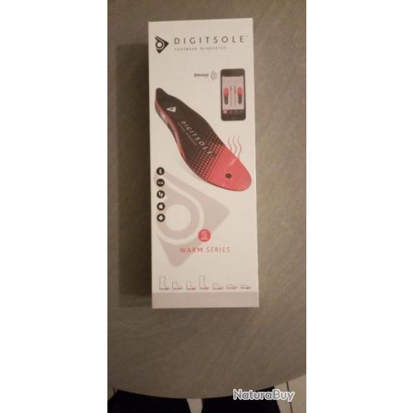 Semelles chauffantes NEUVES ! sans fil, connexion Bluetooth, 44/45