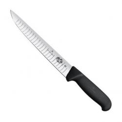 Couteau saigner/découper alvéolé, Long. lame 20 cm [Victorinox]