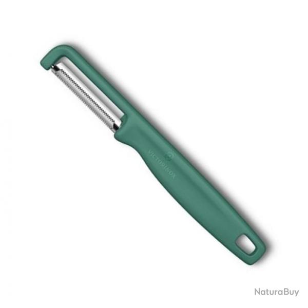 Ple-tomates (plucheur universel) "Iota" lame dente, Couleur vert [Victorinox]