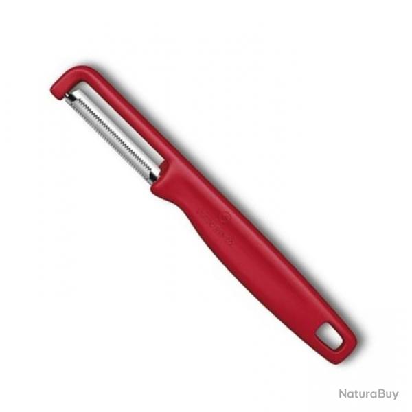 Ple-tomates (plucheur universel) "Iota" lame dente, Couleur rouge [Victorinox]