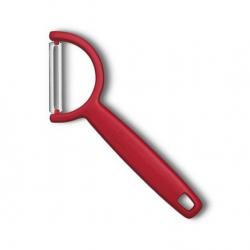 Éplucheur rasoir à légumes "RHO" lame lisse, Couleur rouge [Victorinox]