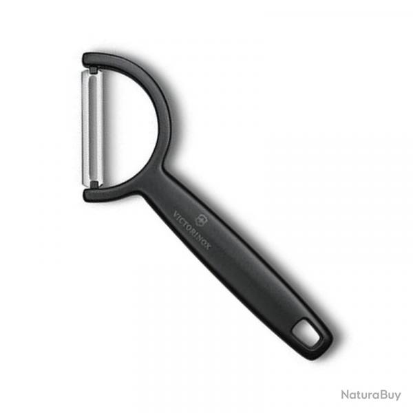 plucheur rasoir  lgumes "RHO" lame lisse, Couleur noir [Victorinox]