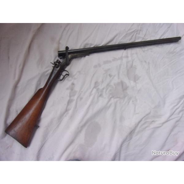 fusil de chasse percussion centrale en calibre 16 E.Bernard