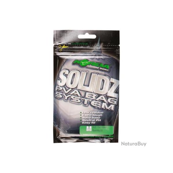 KORDA PVA SACS SOLIDZ PVA BAGS KORDA Medium