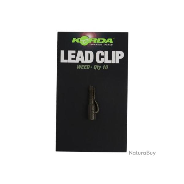 KORDA MATRIEL BAS DE LIGNE LEADER LEAD CLIP 10PC KORDA Weed