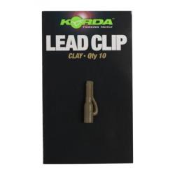 KORDA MATÉRIEL BAS DE LIGNE LEADER LEAD CLIP 10PC KORDA Clay