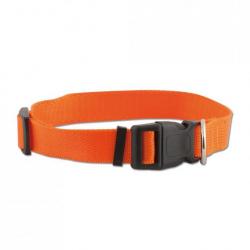 PROMO Collier nylon  réglable 40-60cm / Orange