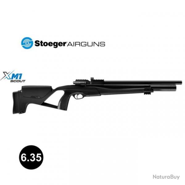 CARABINE AIR PCP STOEGER XM1 SCOUT Noir - Plombs 6,35 mm 60J