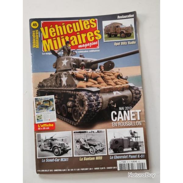 VEHICULES MILITAIRES MAGAZINE  NUMRO 45