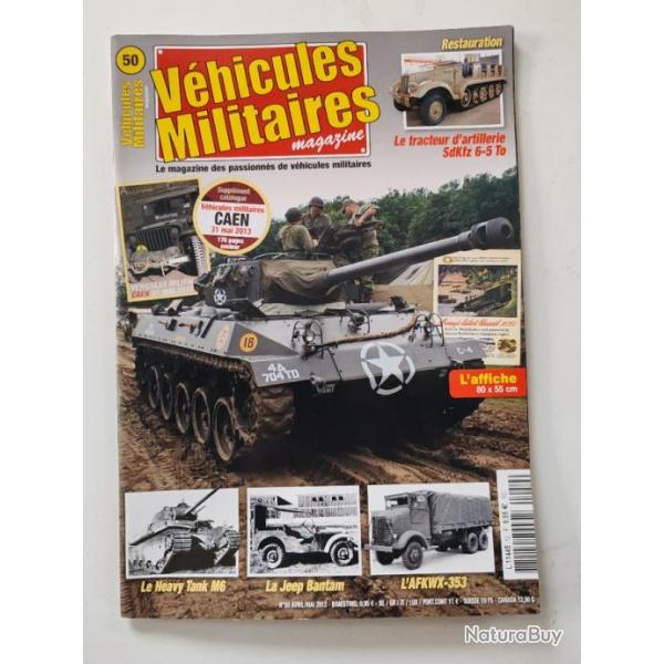 VEHICULES MILITAIRES MAGAZINE  NUMRO 50