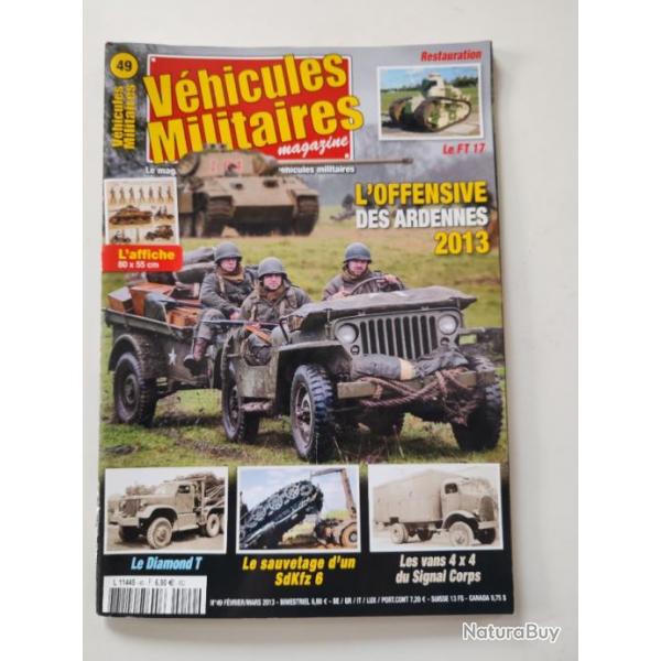 VEHICULES MILITAIRES MAGAZINE  NUMRO 49