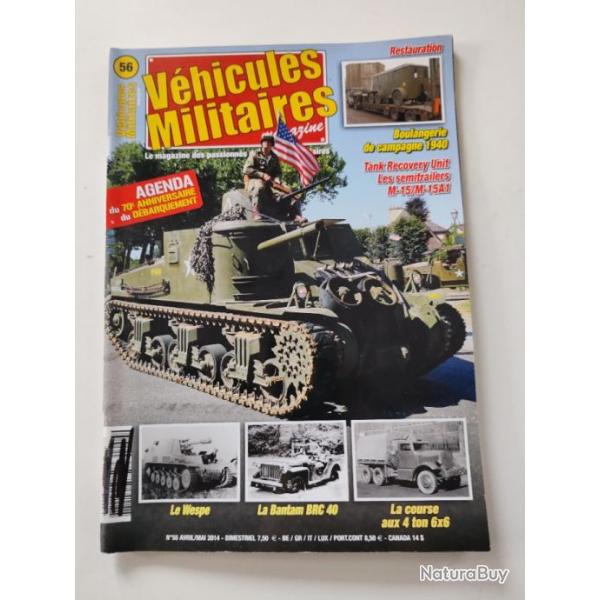 VEHICULES MILITAIRES MAGAZINE  NUMRO 56