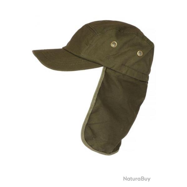 Casquette Protege Nuque Verte en Coton Saharienne Nedeyv Taille unique Vert