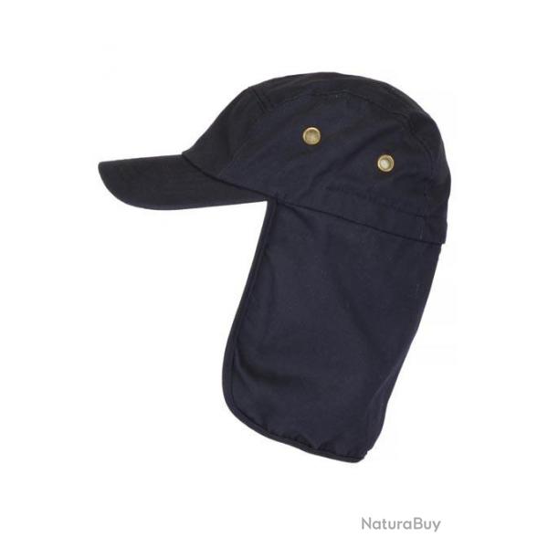 Casquette Protege Nuque Bleue en Coton Saharienne Nedeyv Taille unique Bleu