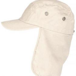 Casquette Protege Nuque Sable en Coton Saharienne Nedeyv Taille unique Beige