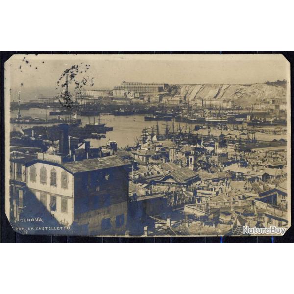 Carte postale ancienne Italy - Genova, Castelletto 1900's