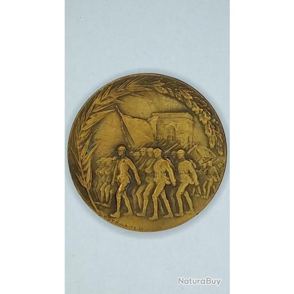 Mdaille Royaume-Uni WWI "The Saviours of the Liberty of the World"