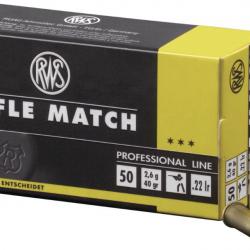 500 Munitions RWS Rifle Match Cal.22LR