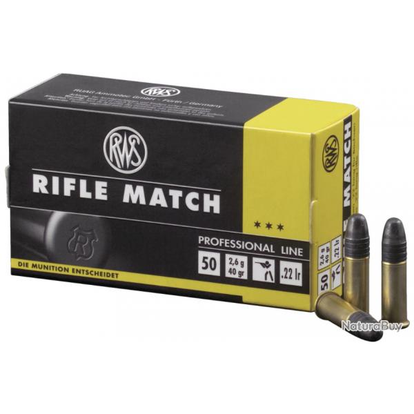 500 Munitions RWS Rifle Match Cal.22LR