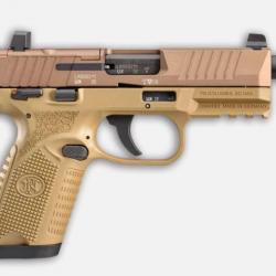 PISTOLET FN HERSTAL - MOD. 502 T / FDE (TAN) - CAL. 22LR