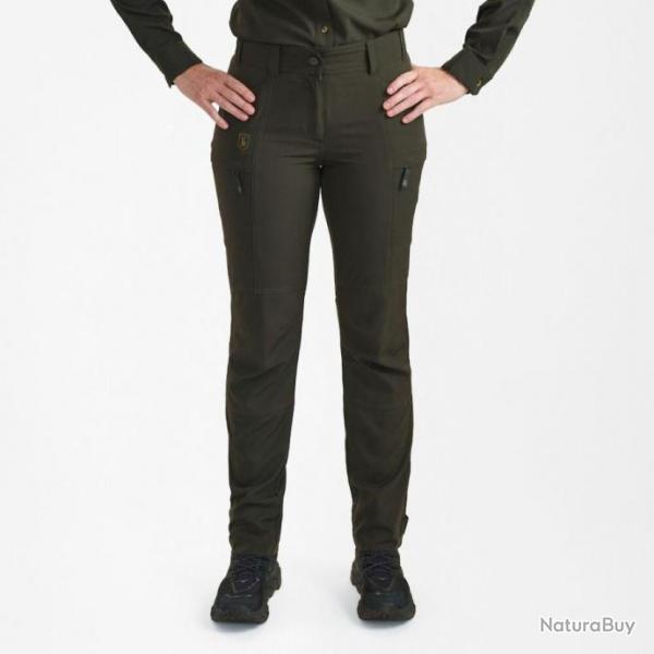 destockoctobre Pantalon Canopy Lady vert Deerhunter taille:40