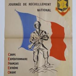 Affiche CEFEO troupes en Indochine 1950