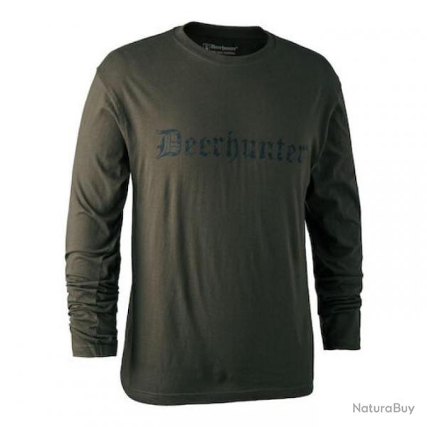 destockoctobre -50% T-Shirt manche longues Logo  DEERHUNTER