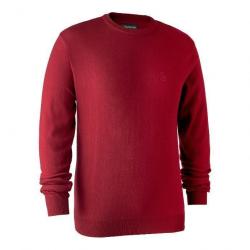 destockoctobre Pull en tricot à col rond Kingston rouge Deerhunter taille 3xl