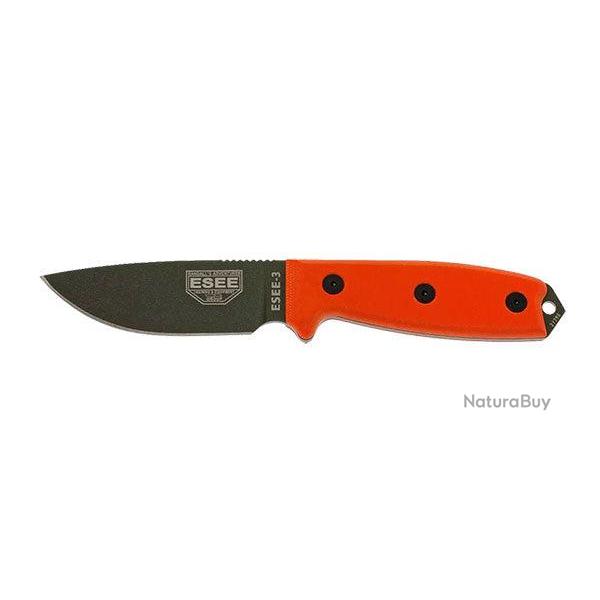 Couteau ESEE 3 - Orange / Vert