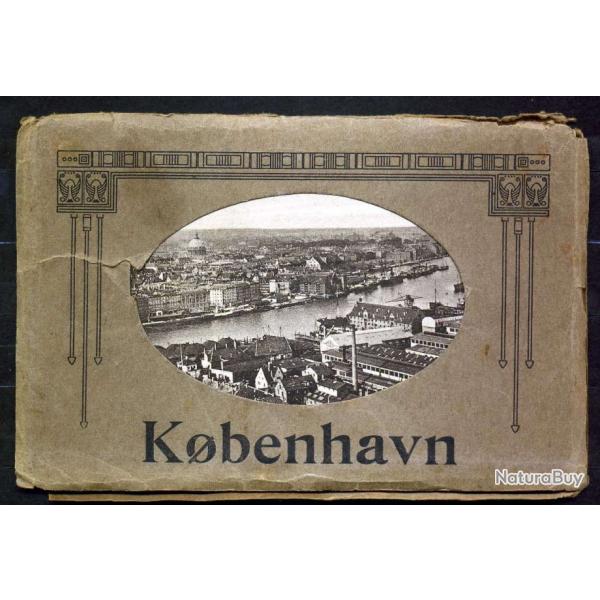 Carte postale ancienne 12 pcs Danemark - Kbenhavn 1900's