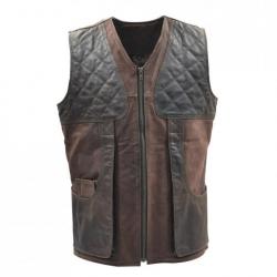 PROMO Gilet de chasse en cuir Teamwood Taille