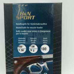 BALLES RONDES HN 450 138GR X100