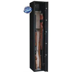 Armoire forte INFAC SENTINEL 5 armes - 4 avec lunette + 1 dans la porte