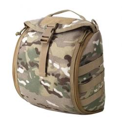 Sac Tactique pour Casque avec Système MOLLE et Boucle à Dégagement Rapide Camouflage