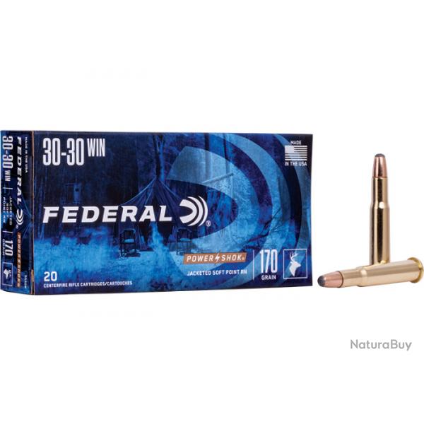 20 Munitions Federal  30-30 winchester Powershok 170g