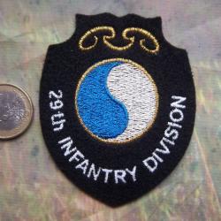 écusson 29e division d'infanterie (29th Infantry Division)  repro 1944