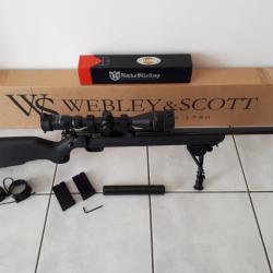 CARABINE WEBLEY SCOTT 22LR XOCET CANON CARBON