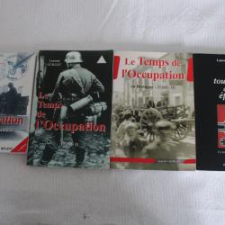 Lot 4 livres Laurent Guillet, Le temps de l'occupation et Les tourments d'une époque, WW2