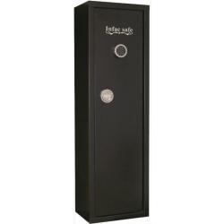 Armoire forte INFAC CLASSIC 10 armes - 8 avec lunette + 2 dans la porte !! SERRURE ÉLECTRONIQUE !!