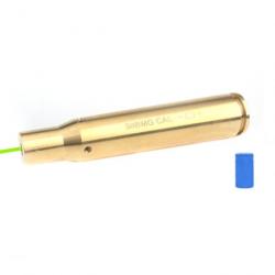 Cartouche laser de réglage calibre 50 BMG - Vert avec batterie