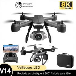 Drone 8k Professionnel Caméra Grand Angle Double Caméra Altitude Fixe Hélicoptère Quadcopter