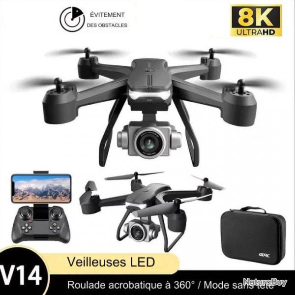 Drone 8k Professionnel Camra Grand Angle Double Camra Altitude Fixe Hlicoptre Quadcopter